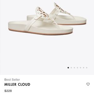 (Like New) Tory Burch Miller Cloud Sandals